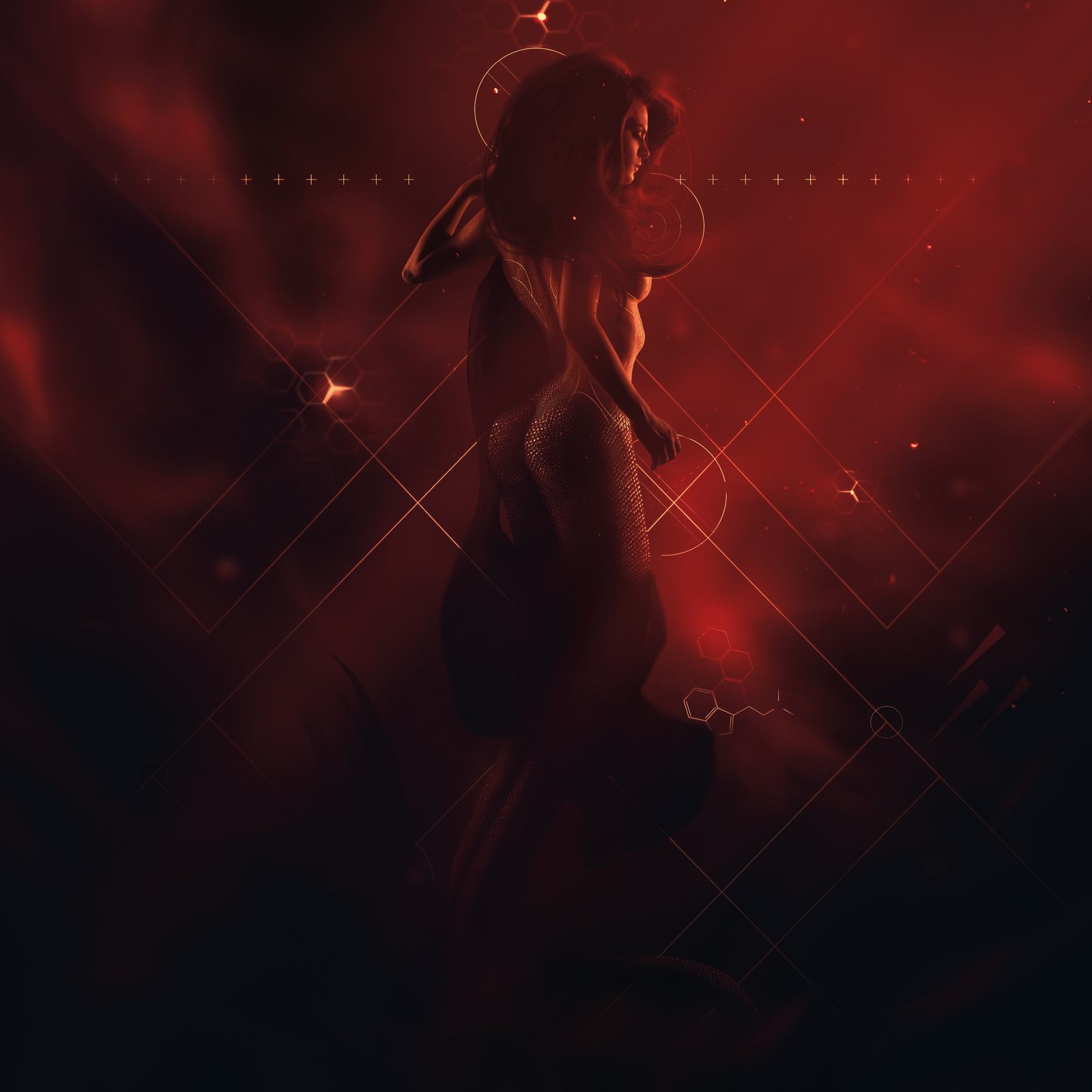 Bleeding Red Door – artwork